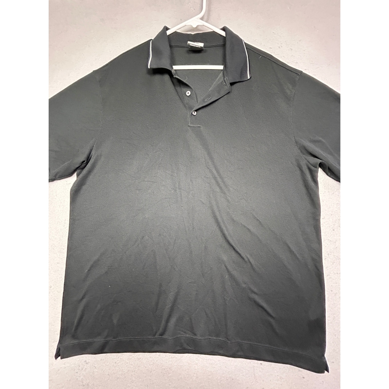 Nike Golf Polo Shirt Polyester Black Xl Mens